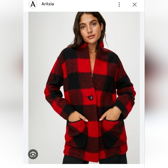 Aritzia wilfred off duty Wool Coat Jacket - Picture 1 of 3